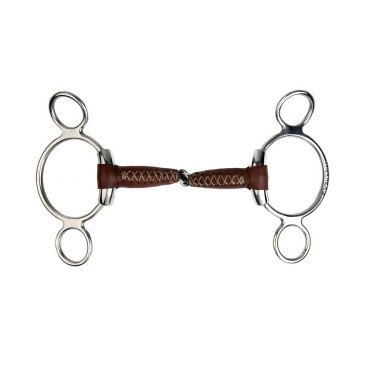 Mors 3 anneaux Metalab Pinchless 17 mm Mors 3 anneaux Metalab Pinchless 17 mm