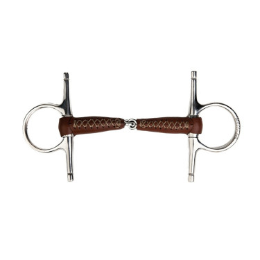 Mors à aguillies Metalab Pinchless gainé cuir 20 mm Mors à aguillies Metalab Pinchless gainé cuir 20 mm