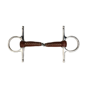 Mors à aguillies Metalab Pinchless gainé cuir 17 mm Mors à aguillies Metalab Pinchless gainé cuir 17 mm