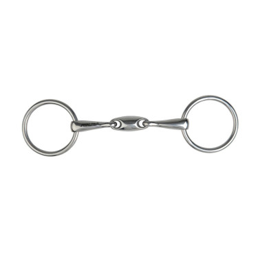 Mors de bride Metalab double brisure 14 mm Mors de bride Metalab double brisure 14 mm