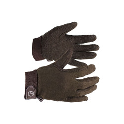 Gants Horze Basic Polygrip Marron
