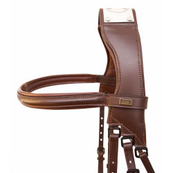 Bridon à pont Raphaël T de T Havane foncé Marron