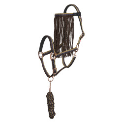 Licol et longe anti-mouches nylon Imperial Riding Multi-marine Bleu marine