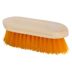 Imperial Riding Dandy brosse nylon dure avec dos bois verni Néon orange Imperial Riding Dandy brosse nylon dure avec dos bois verni Néon orange