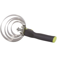 Etrille métallique ronde avec manche Imperial Riding Citron vert / gris Etrille métallique ronde avec manche Imperial Riding Citron vert / gris