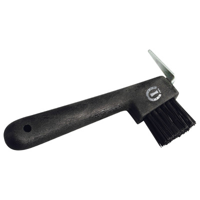 Cure-pied avec brosse Imperial Riding Noir