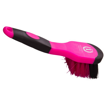 Brosse pour sabots Imperial Riding Grip Rose néon