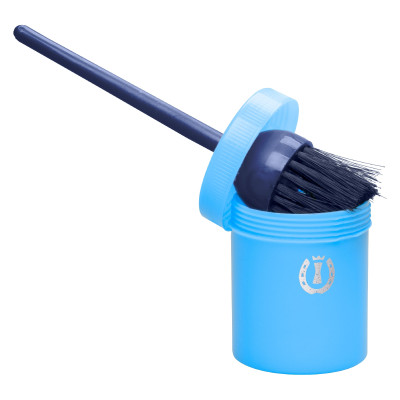 Pinceau à graisse pour sabot avec pot Imperial Riding Blue Breeze