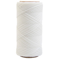 Fils tressé ciré pour pionter Imperial Riding Blanc Fils tressé ciré pour pionter Imperial Riding Blanc