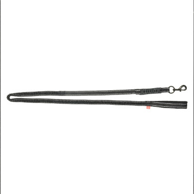 Longe d'attache Imperial Riding Flexi-Fleece Noir / réfléchissant