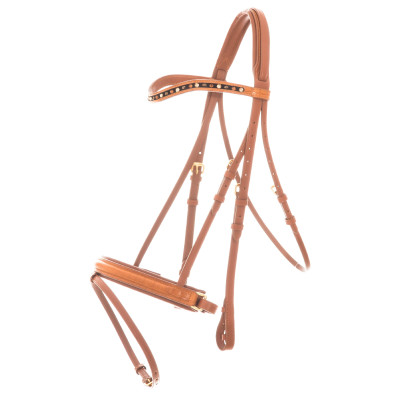 Bridon Imperial Riding Di Layla avec musserole combinée Marron / cognac