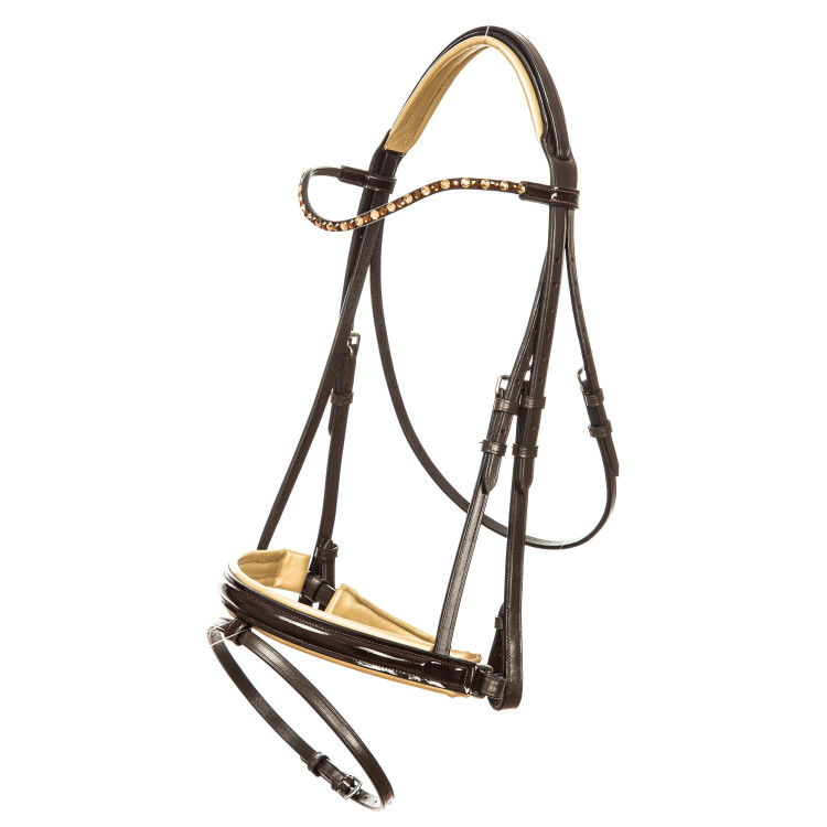 Bridon Imperial Riding Di Layla avec muserole combinée Bridon Imperial Riding Di Layla avec muserole combinée