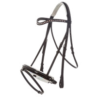 Bridon Imperial Riding Di Layla avec musserole combinée Hologramme noir / noir