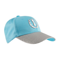 Casquette de baseball Event Imperial Riding Paillettes turquoise Bleu