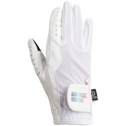 Gants Imperial Riding Damiro Blanc