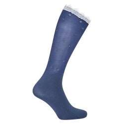 Chaussettes Imperial Riding Star Lace Bleu marine