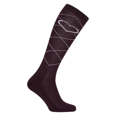 Chaussettes Imperial Riding Imperial Heart Bordeaux