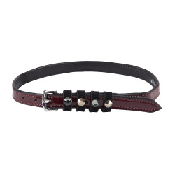 Lanières d'éperons en cuir Imperial Riding Pardouz Bordeaux vernis