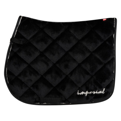 Tapis de selle Imperial Riding Candy Cotton mixte Noir