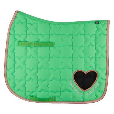 Tapis de selle Imperial Riding Symbol dressage Gecko vert