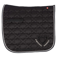 Tapis de selle Imperial Riding Symbol dressage Noir