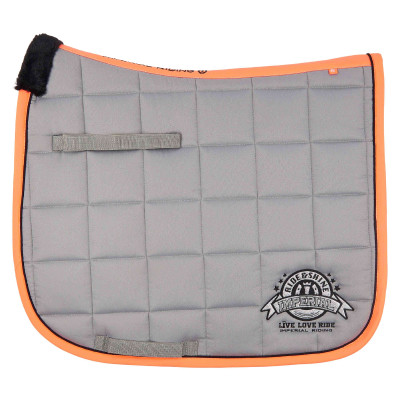 Tapis de selle Imperial Imperial Riding Ride and Shine dressage Rose gris / néon