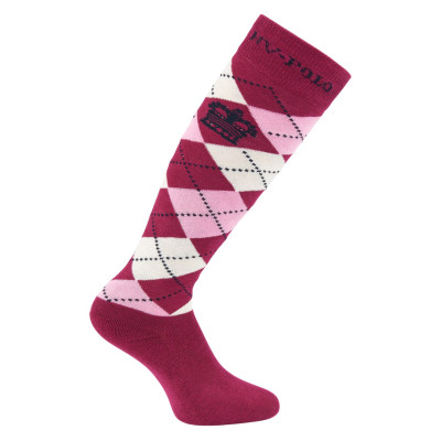 Chaussettes Argyle HV Polo Roja / rose / marine