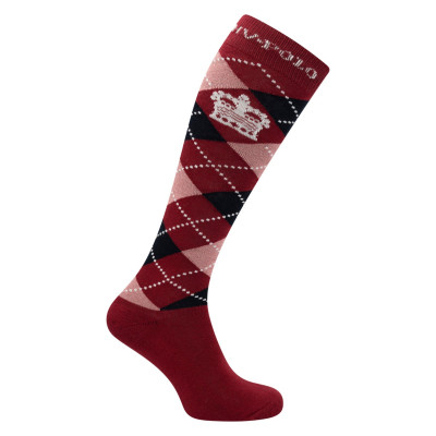 Chaussettes Argyle HV Polo Rouge profond / marine