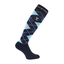 Chaussettes Argyle HV Polo Marine / air / marine mélangé Bleu