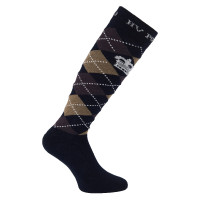 Chaussettes Argyle HV Polo Marine / café / taupe Bleu Chaussettes Argyle HV Polo Marine / café / taupe Bleu