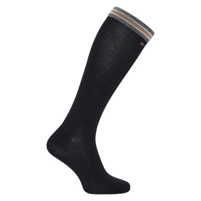 Chaussettes unies HV Polo Cecile Noir