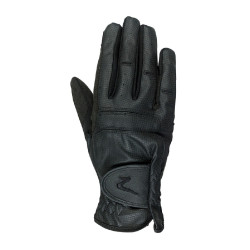 GANTS ELIZABETH CUIR SYNTHETIQUE Noir