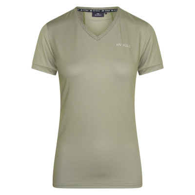 T-shirt Tech HV Polo Liz Oil vert