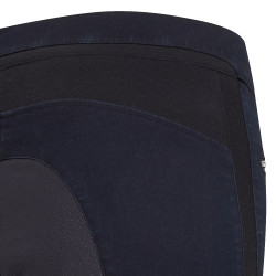 Pantalon d'équitation Euro-Star Onyx denim full grip Dark blue denim Bleu Pantalon d'équitation Euro-Star Onyx denim full grip Dark blue denim Bleu