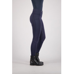 Legging d'équitation Euro-Star Breez FullGrip Bleu marine