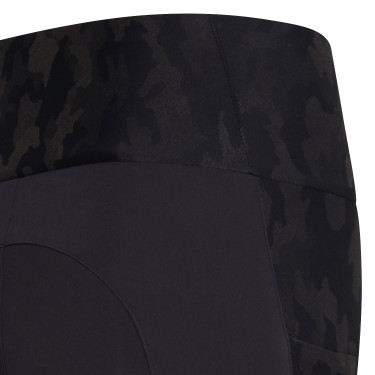 Legging d'équitation Euro-Star Breez FullGrip Noir / camouflage