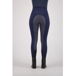 Pantalon d'équitation Euro-Star Wondershape FullGrip Bleu marine Pantalon d'équitation Euro-Star Wondershape FullGrip Bleu marine