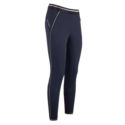 Pantalon d'equitation Euro-Star Athletic Lux LTE  SFG Euro-Star Femme Marine / silver