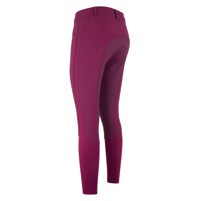 Pantalon d'equitation Euro-Star Raindrop FullGrip Advanced f Dark purple