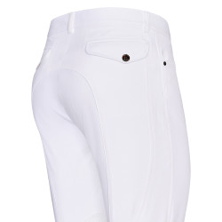 Pantalon d'équitation Euro-Star Camillo KneeGrip Blanc