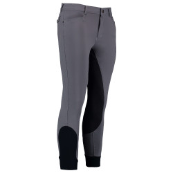 Pantalon d'équitation Euro-Star Camillo FullGrip homme Titanium Gris