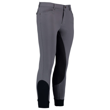 Pantalon d'équitation Euro-Star Camillo FullGrip homme Titanium Gris