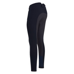 Pantalon d'équitation Euro-Star Slim shape full grip Bleu marine