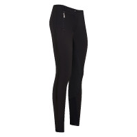 Pantalon d'équitation Euro-Star Slim shape full grip Meteorite Noir