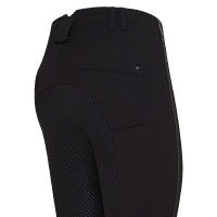 Pantalon d'équitation Euro-Star Slim shape full grip Meteorite Noir