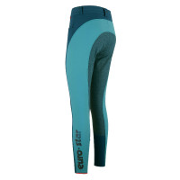 Pantalon d'equitation Euro-Star Aiko FullGrip Euro-Star sential Euro-Star Fem Legion blue Bleu