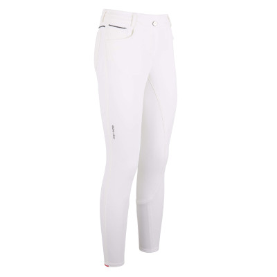 Pantalon d'équitation Euro-Star Indigo FullGrip Blanc