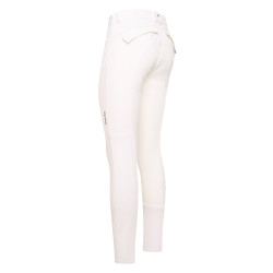Pantalon d'équitation Euro-Star Acer FullGrip homme Blanc