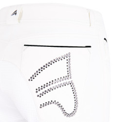 Pantalon d'équitation Euro-Star Indigo Diamond FullGrip Euro-Star sential Blanc