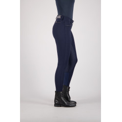 Pantalon d'équitation Euro-Star Arielle FullGrip Bleu marine